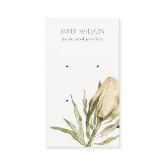 Cute Native Banksia Floral Stud Earring Display