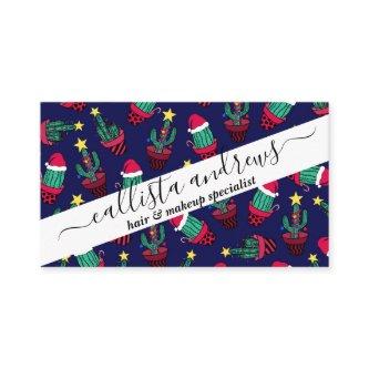 Cute Navy Decorated Cactus Tree Christmas Lights