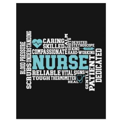 Cute Nurse RN LVN Nursing School Medical Letterhead