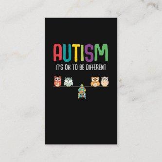 Cute Owl Autism Awareness Puzzle Autistic Kid