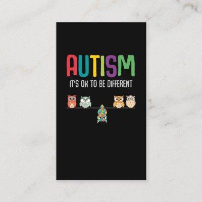 Cute Owl Autism Awareness Puzzle Autistic Kid