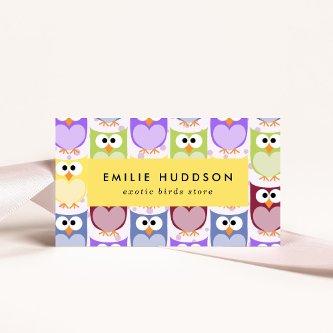 Cute Owls, Owl Pattern, Pet Shop, Bird Store