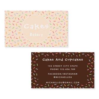 Cute Pastel Sprinkles Bakery