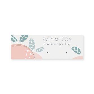 Cute Peach Fruity Bold Abstract Earring Display Mini