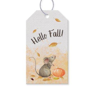 Cute Personalized Hello Fall Gift Tags