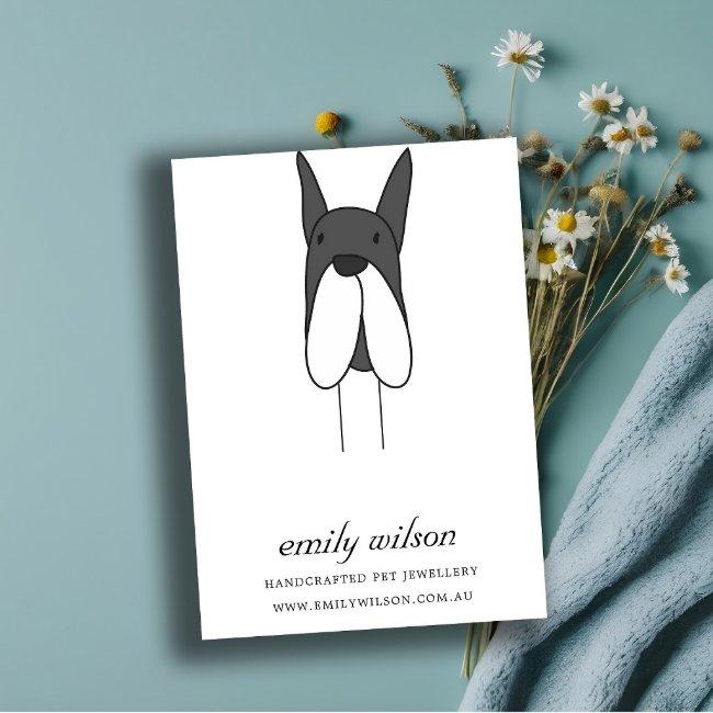 CUTE PET DOG FACE TAG PIN CHARM DISPLAY TEMPLATE