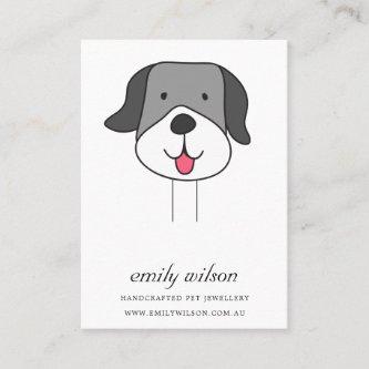 CUTE PET DOG FACE TAG PIN CHARM DISPLAY TEMPLATE