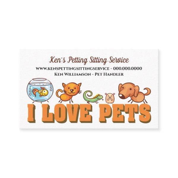 Cute Pet Sitting Animal Care Dog Walking