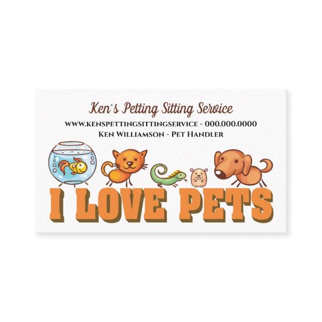 Cute Pet Sitting Animal Care Dog Walking