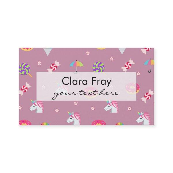 cute pink emoji unicorns candies flowers lollipops