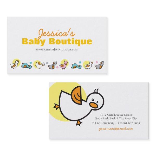 Cute Playful Baby Duckies Ducklings & Pastel Dots