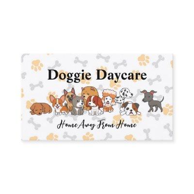 Cute Puppy Illustrations | Doggie Daycare
