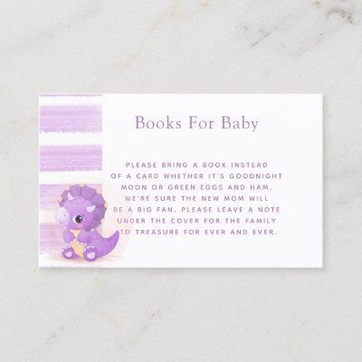 Cute Purple Dinosaur Girl Books for Baby