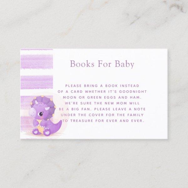 Cute Purple Dinosaur Girl Books for Baby