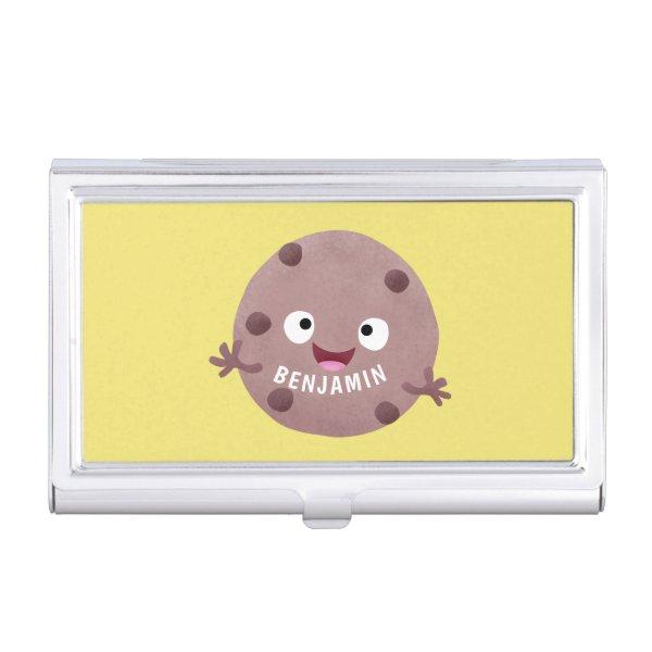 Cute smart chocolate chip cookie cartoon  case