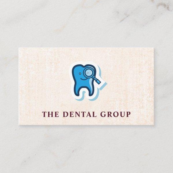 Cute Tooth Inspection Logo | Dentistry