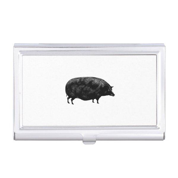 Cute Vintage Pig  Case