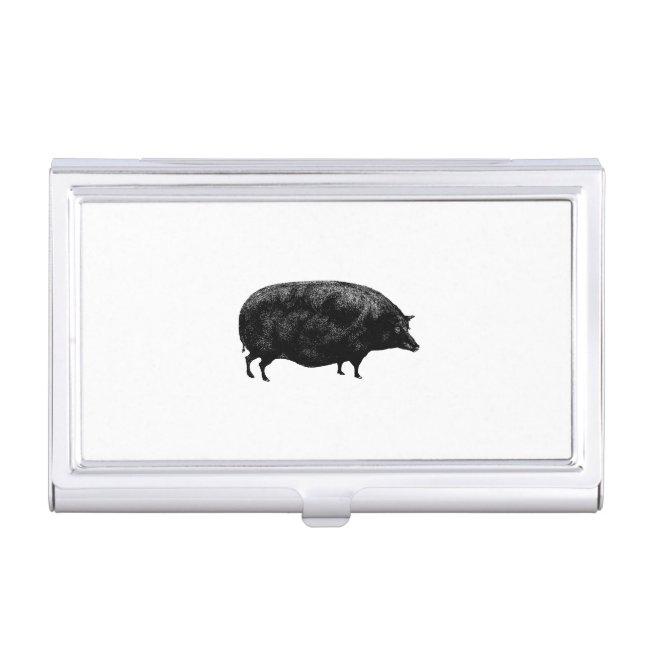 Cute Vintage Pig Case