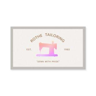 Cute Vintage Sewing Machine Seamstress Calling Card