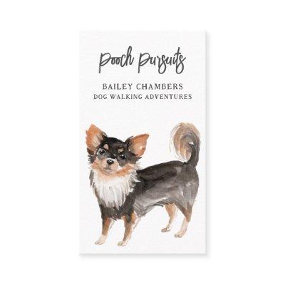 Cute Watercolor Dog Walker