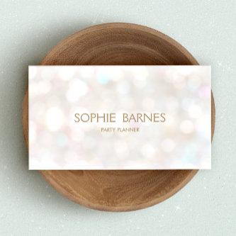Cute Whimsical Bokeh Event Party Planner