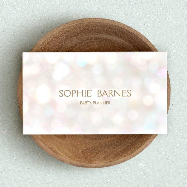Cute Whimsical Bokeh Event Party Planner