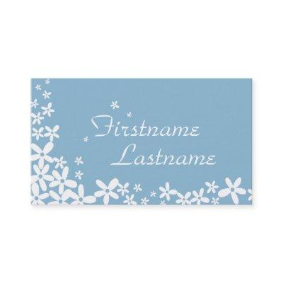 Cute white snowflakes flowers