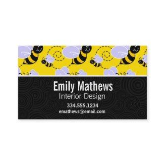 Cute Yellow & Black Bee