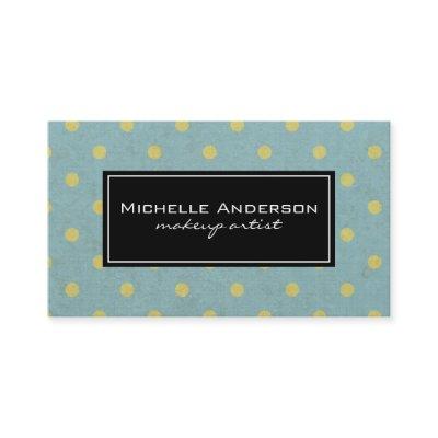 Cute Yellow Polka Dot Pattern Green Texture