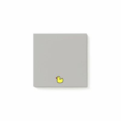 Cute Yellow Rubby Ducky Notes