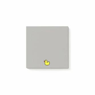 Cute Yellow Rubby Ducky Post-it Notes
