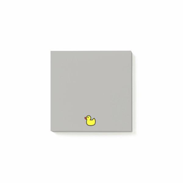 Cute Yellow Rubby Ducky Post-it Notes