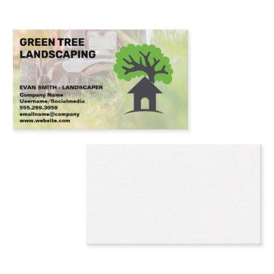 Cutting Grass | Tree Home Logo