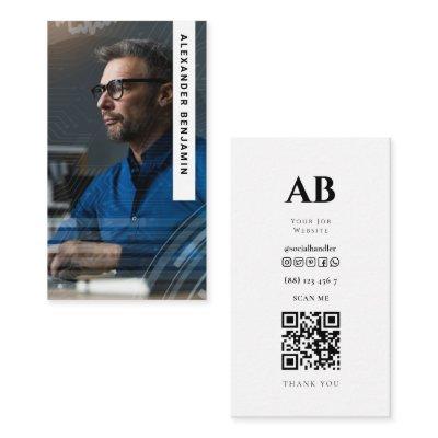 Cyber  Analyst Photo QR Code