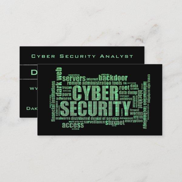 Cyber Security Analyst Professional Binary Green