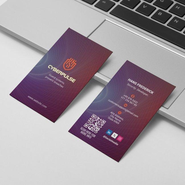 Cyber Security Business | Moder Purple Pulse