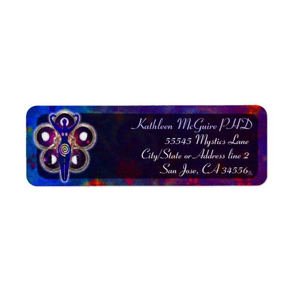 Cycles 3D Goddess Worship Label