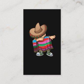 Dabbing Mexican Kid with Sombrero and Sombrero