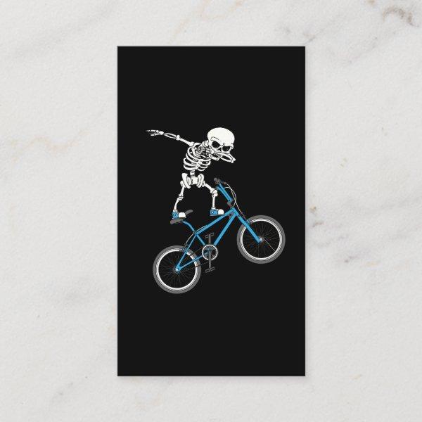 Dabbing Skeleton mtb Bicycle BMX Fun