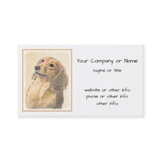 Dachshund (Longhaired) Painting - Original Dog Art