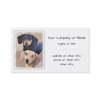 Dachshund (Smooth) Painting - Original Dog Art