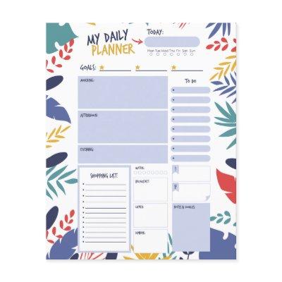 Daily Planner Printable, Daily To Do List for Work