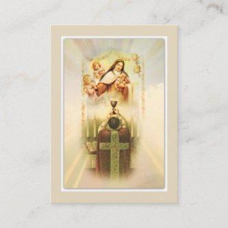 Daily Prayer for Priests by St. Therese Holy Card