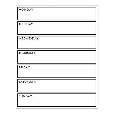 Daily weekly planner calendar bullet journaling rubber stamp