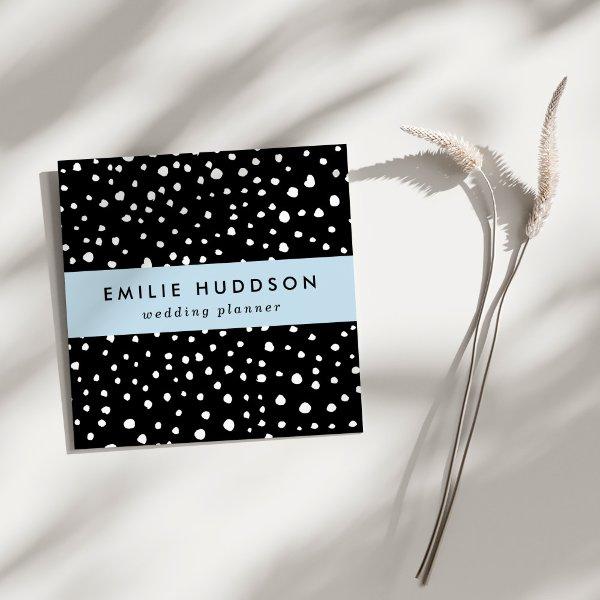 Dalmatian Dots, Dalmatian Spots, Black and White Square