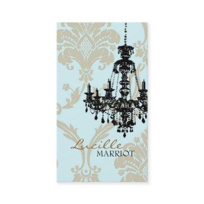 Damask Chandelier 2  (Mint)