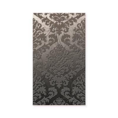 Damask Cut Velvet, Swank Swirls in Taupe