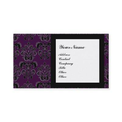 DAMASK GEM STONE MONOGRAM,2 topaz ,violet