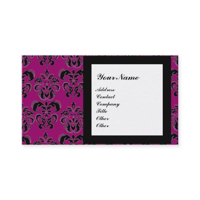 DAMASK GEM STONE MONOGRAM,2 topaz ,violet