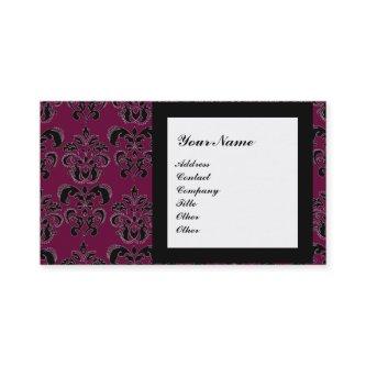DAMASK GEM STONE MONOGRAM,2 topaz ,violet